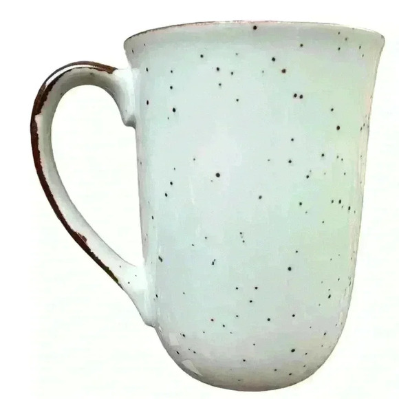 Vintage Utah souvenir speckled stoneware mug with brown luster glaze on handle - Picture 5 of 7